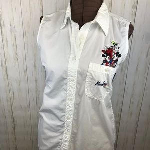 Vintage Disney Embroidered Buttondown | Mickey Unlimited Jerry Leigh Blouse